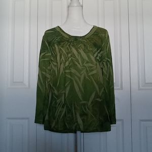 EQUATION/Long Sleeve Tee/Green